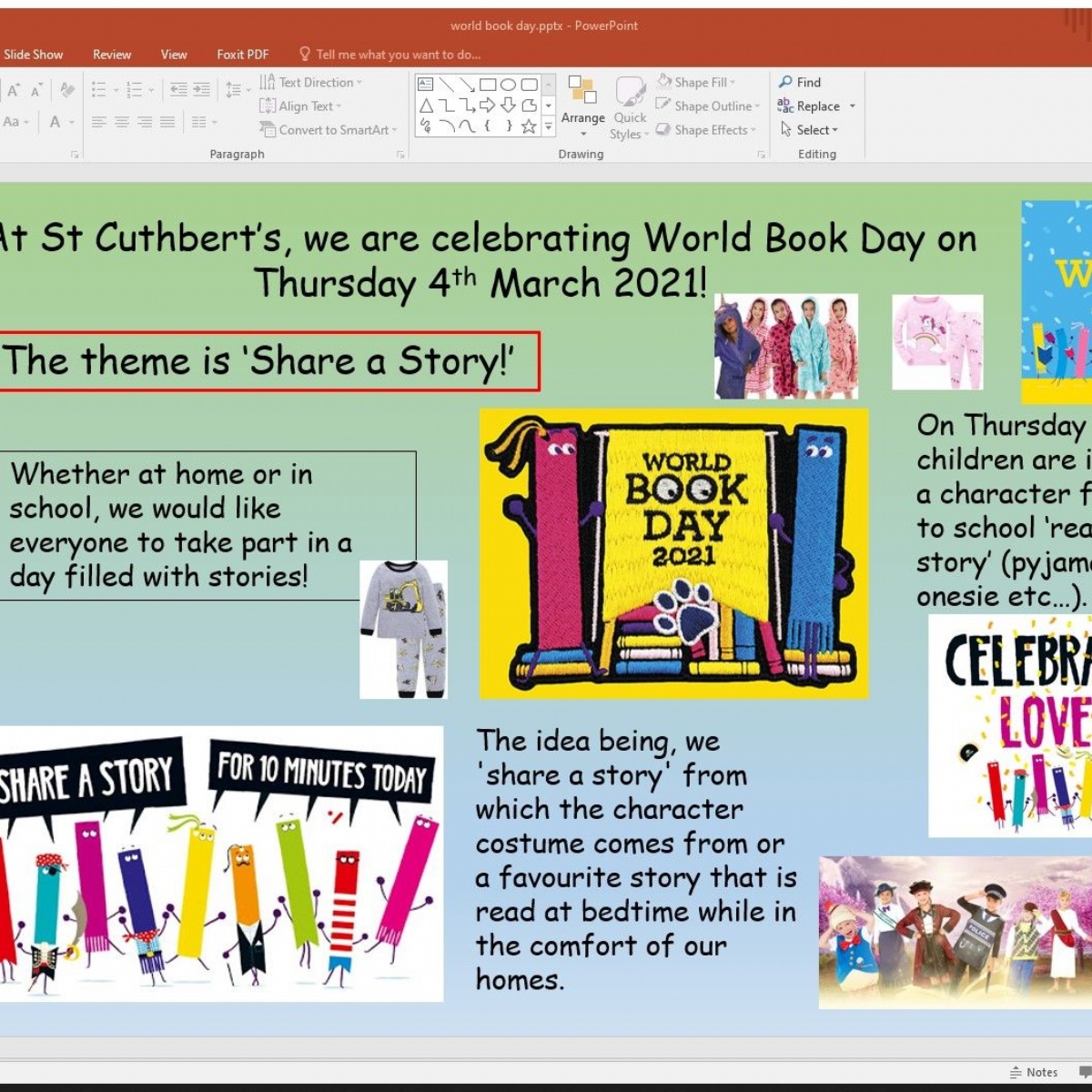 St Cuthbert's CoE Primary School - World Book Day